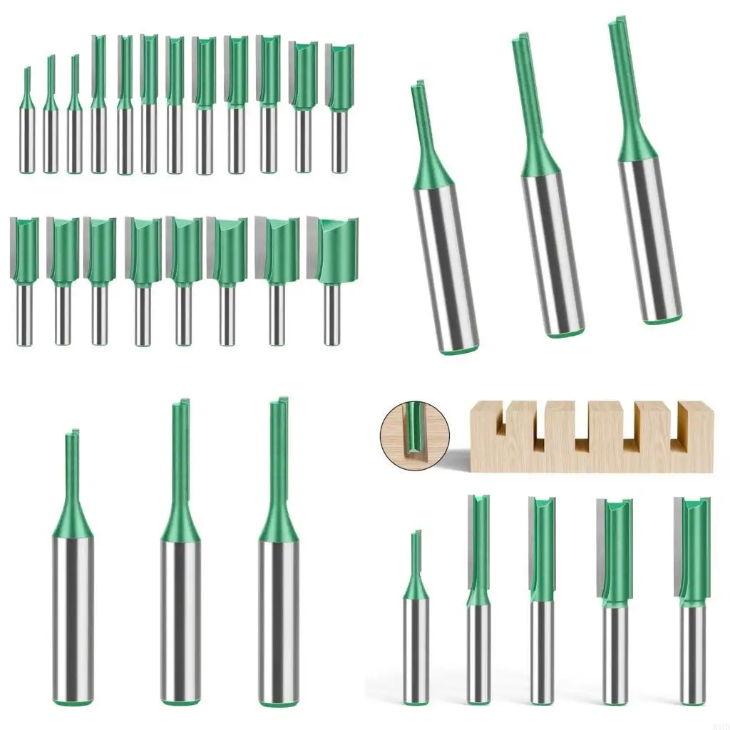 

Pack Of Quality Steel 2 Flute End Mills Set for Professional Metal Cutting M4YD