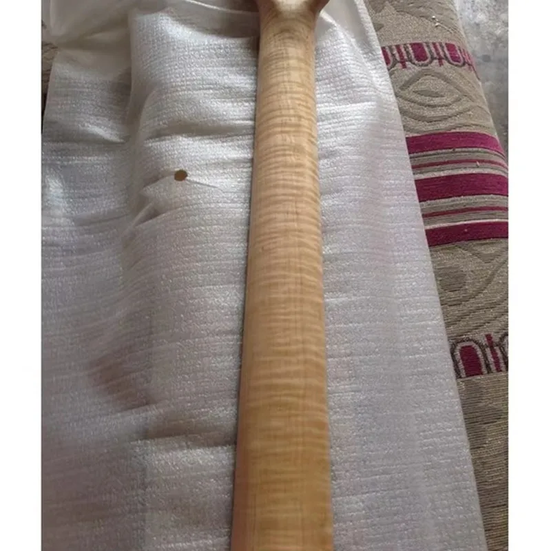 Disado 22 Frets Tiger Flame Maple Wood Color Electric Guitar Neck Rosewood Fingerboard Guitar Accessories Parts