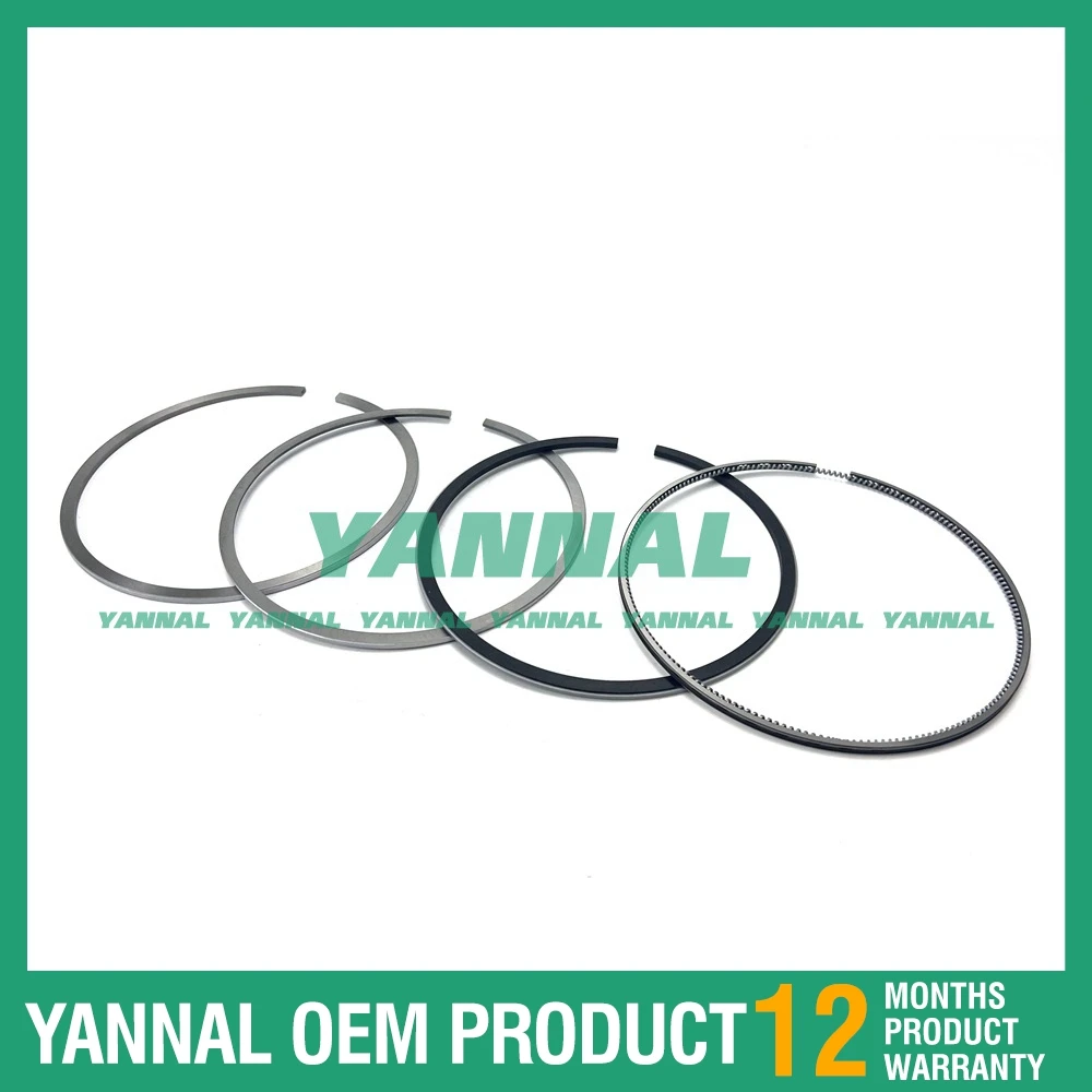 Piston Rings Set For Isuzu 6WG1-CR Excavator Engine Parts