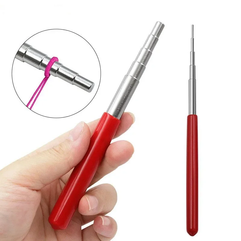 Solid 5‑section Winding Rod Braided Cord Coil Winding Maker Metal Wire Winding Stick DIY Jewelry Hand‑making Tool Set