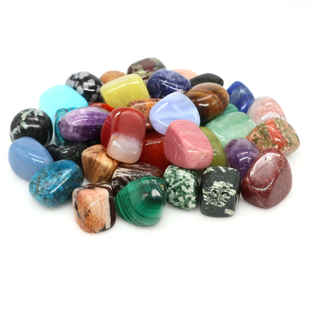 Natural Tumbled Stones Bulk Ore Gravel Specimen Healing Crystals Quartz Energy Gems Mineral Tank Aquarium Garden Home Decoration