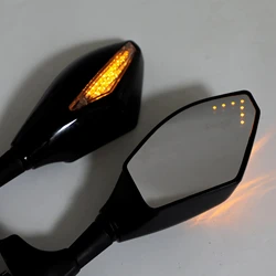 1Pair LED Mirrors For YAMAHA YZF R6 R6S FZ1 FZ6 FAZER FZ8S FJR1300 XJ6 FZR600 motorcycle parts