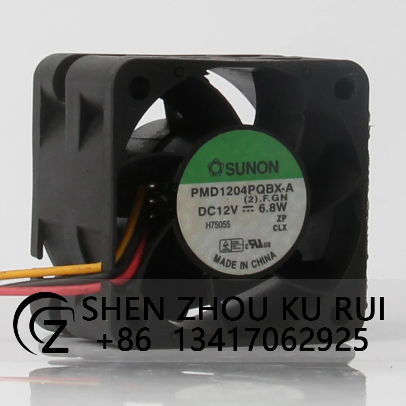 PMD1204PQBX-A Case fan for SUNON 40x40x28mm 4CM 4028 12V 6.8W PMD Chassis Server Cooling Fan