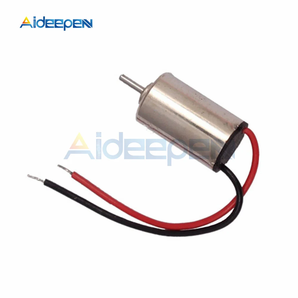 1Pc DC 1.5V 3V Micro DC Motor 610 Hobby Gear Toy Motor High Speed Brushless DC Motor 7500 RPM