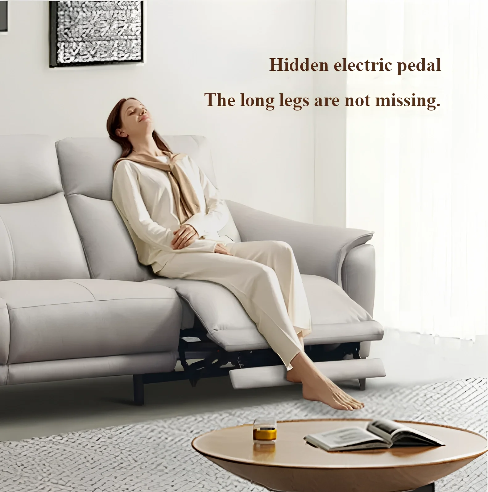 Modern Power Recliner Leather Sofa Set Electric Reclining Sectional Sofa For Home Theater Living Room Factory Wholesale