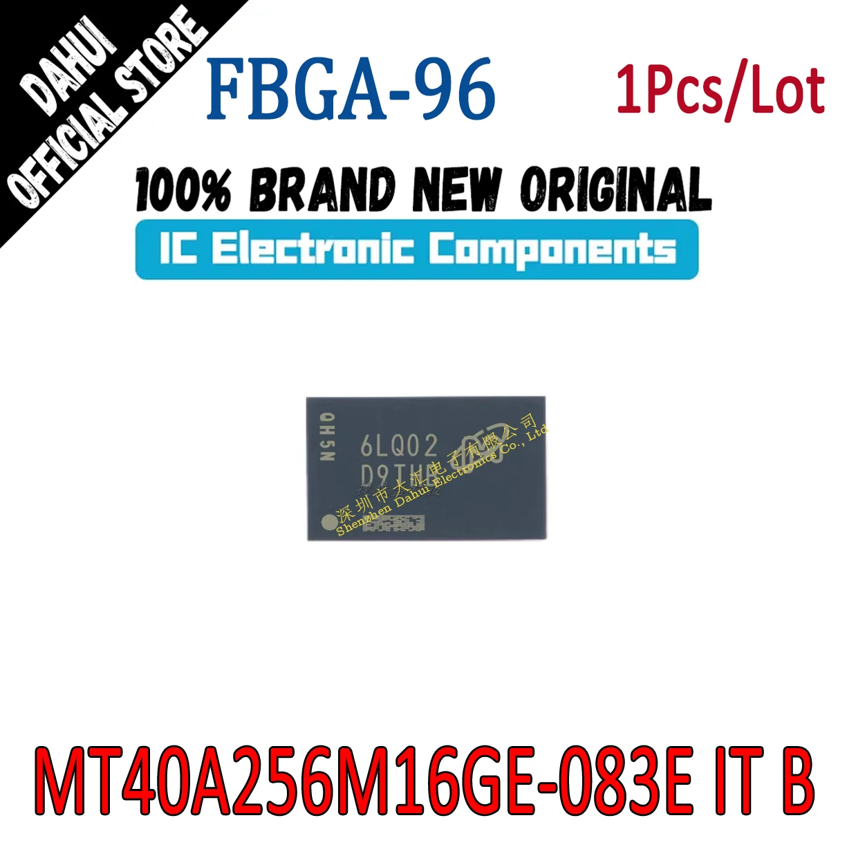 

MT40A256M16GE-083E IT B Silk screen D9THB BGA-96 DDR4 4GB memory chip new original