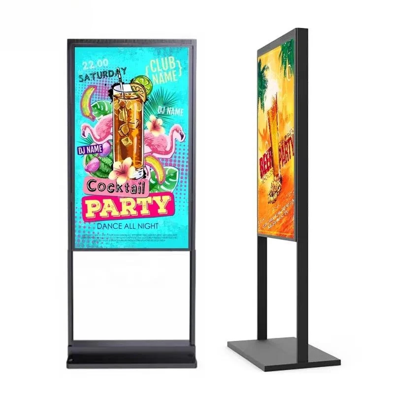 4000nits Window Advertising Display 4K LCD Digital Signage Sunlight Readable Storefront Advertising Board for Retail Shop
