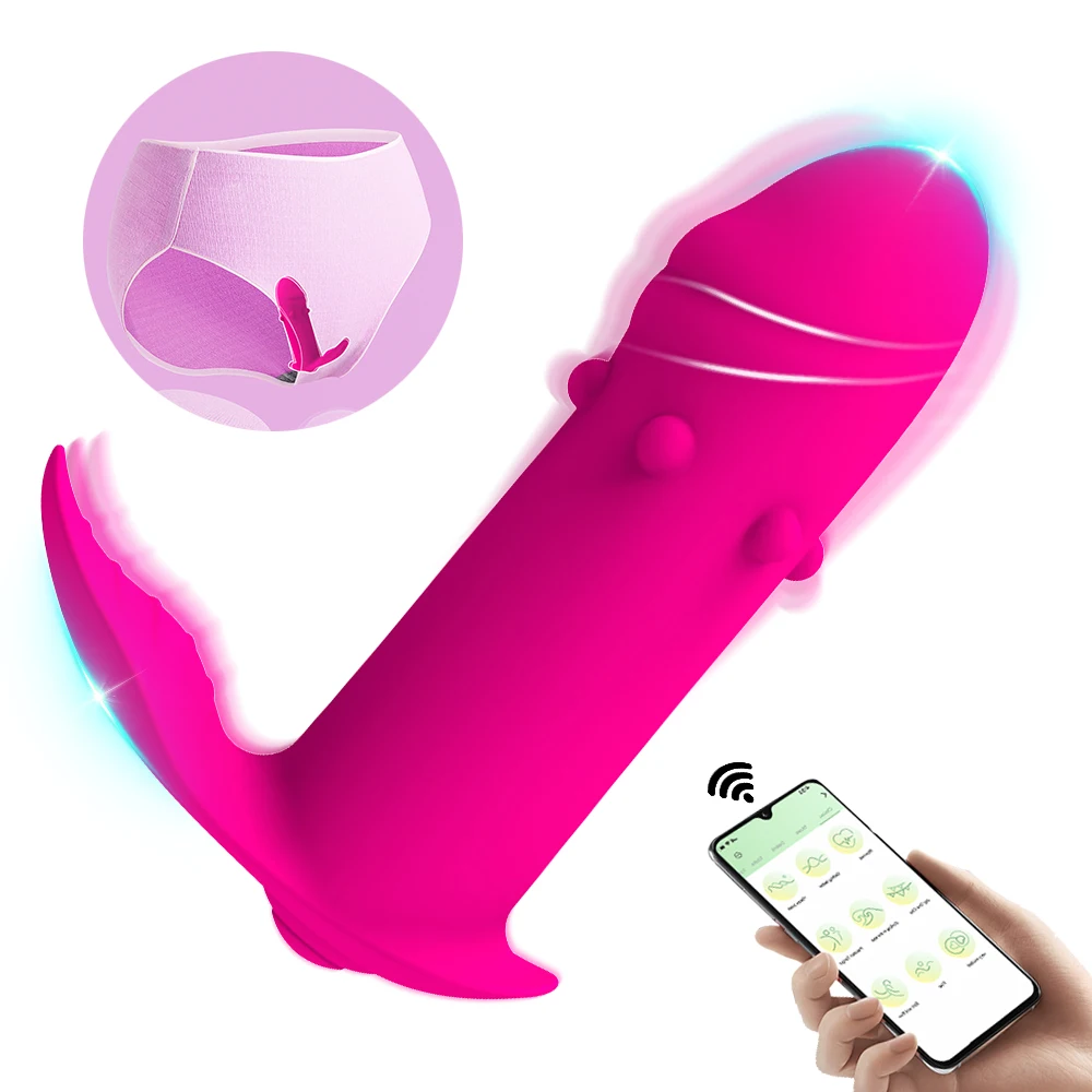 Wireless APP Controlled Dildo Vibrator Bullet Vaginal Massager G-spot Wearable Clitoral Stimulator Adult Sex Toy For Women 18+