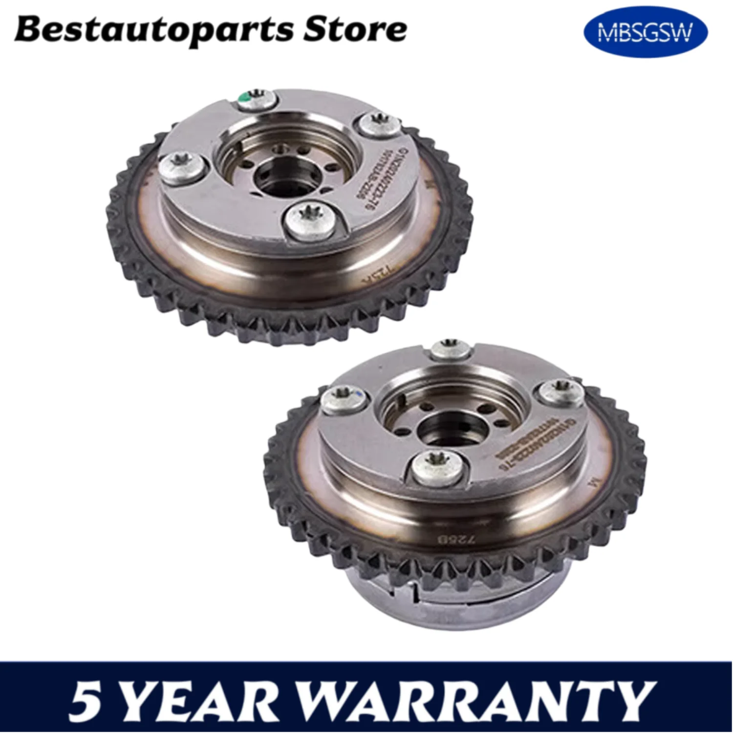 AUTO ENGINE PARTS Intake & Exhaust Camshaft Adjuster Mercedes SET FOR MERCEDES-BENZ 1.6L 2.0L M270 M133 M260 M264 M274 2008-2024