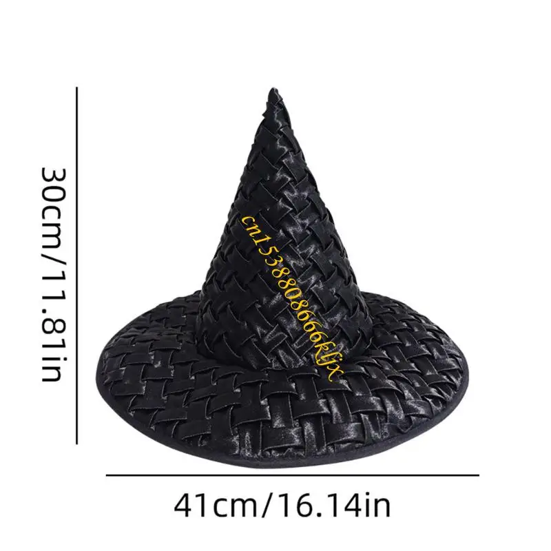 Twist Design Witch Witch Hat Premium Provium Polyester Material Arty For Birms