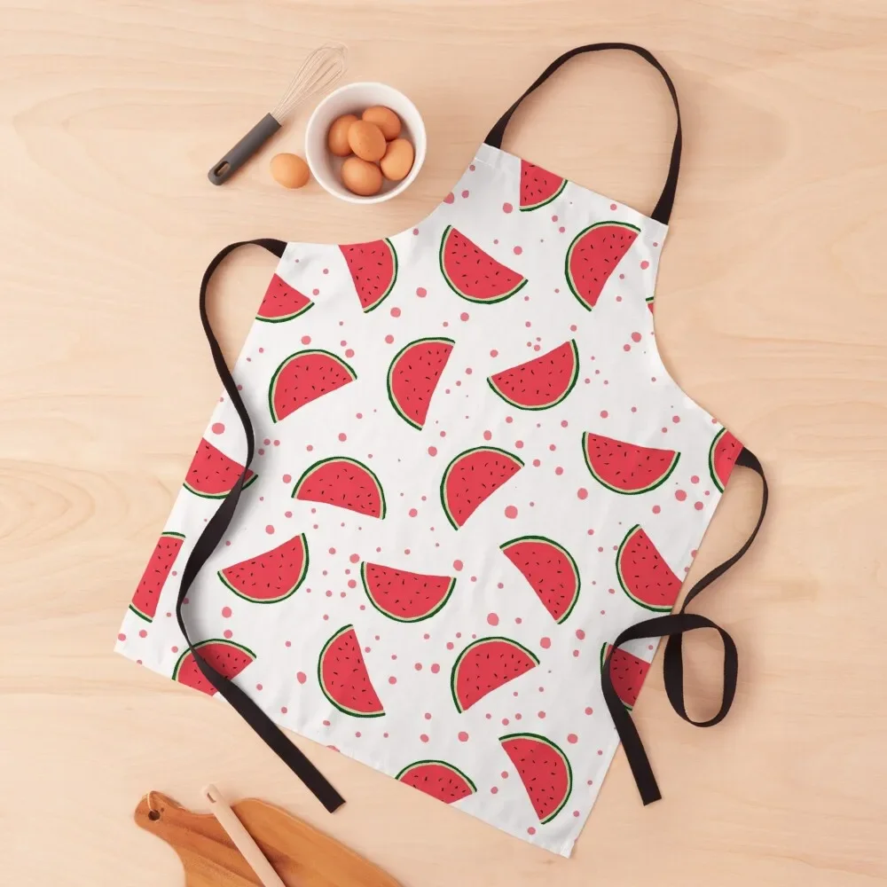 

Watermelon pattern Apron Women's Home Clothes Kitchens For Men Kitchen on the wall Apron