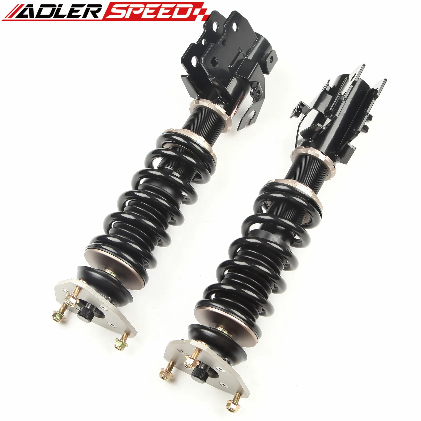 ADLERSPEED Coilovers Kit For 95-99 Nissan Sentra & 200sx B14 18 Level Adj. Springs Shocks