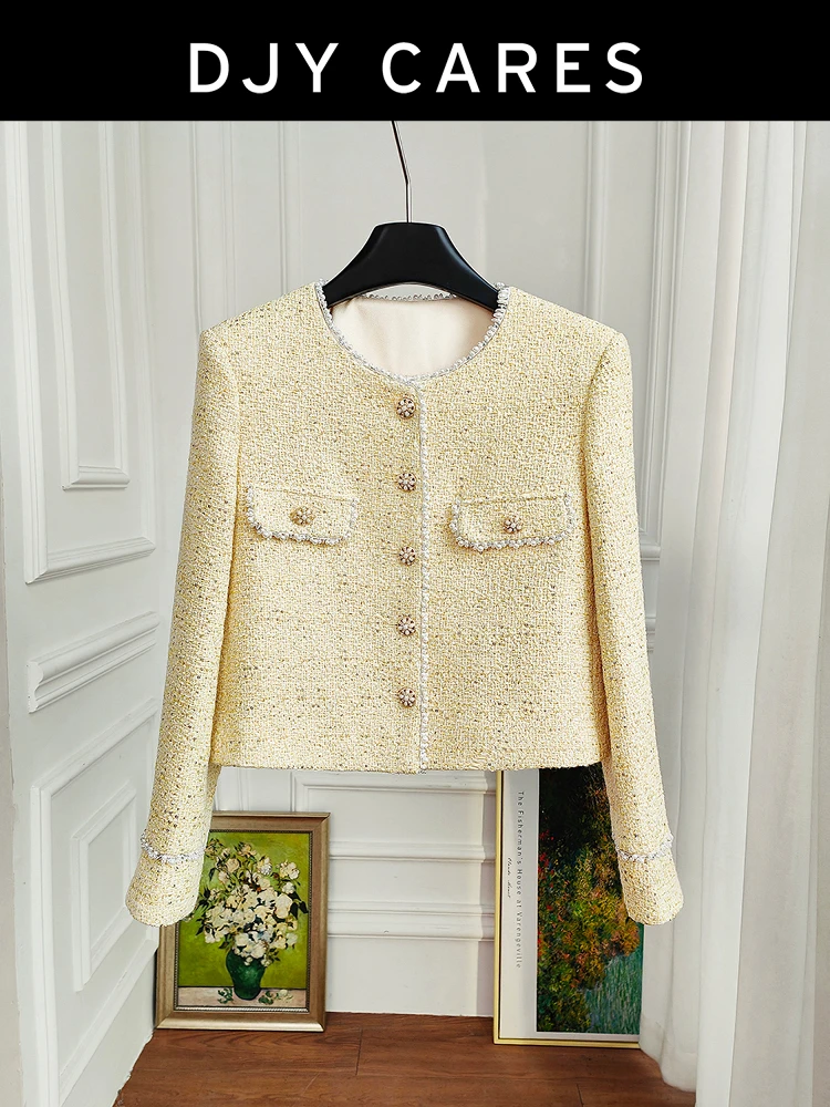 

Новая куртка с дизайном из бисера для тяжелой промышленности, изысканный топ большого размера