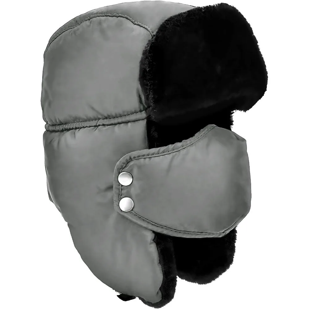 Gorro unisex de cazador de soldado de invierno, gorros cálidos, gorro de caza con orejeras