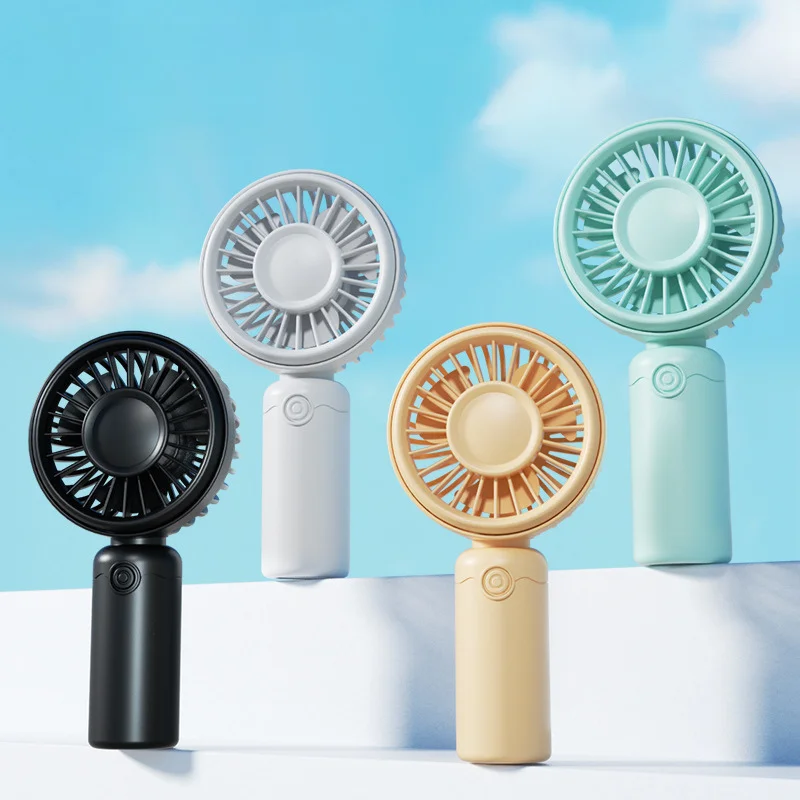 2026 New Mini Fan Portable Handheld Fan Lightweight Handy Fan Pocket Size Low Noise Small Electric Fan Student Gift Outdoor Fan
