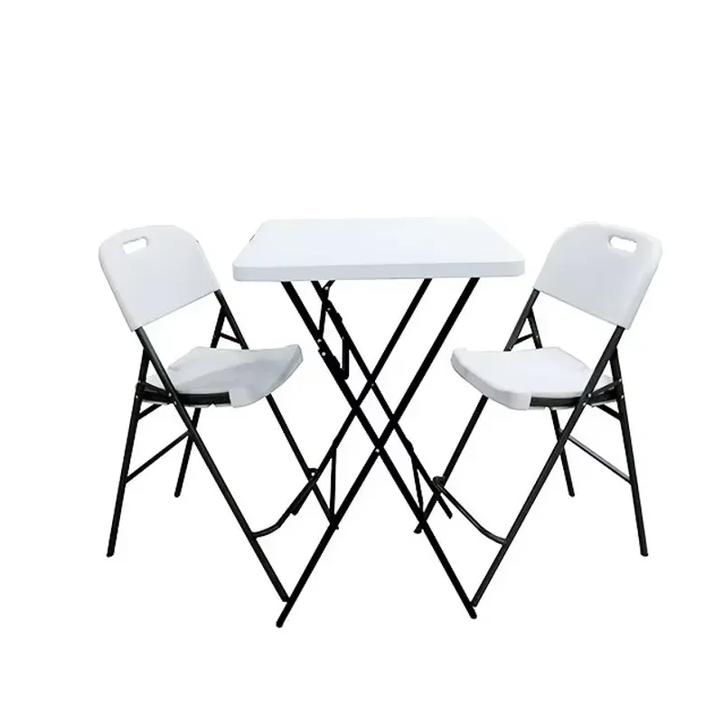 Wholesale Cheap Portable Plastic Bar Counter Square High Foldable Cocktail Table