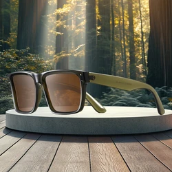 CRIXALIS Oversized Square Sunglasses Men Cambered Design Sun Glasses Male Anti-glare Driving Luxury Brand Shades  UV Protection