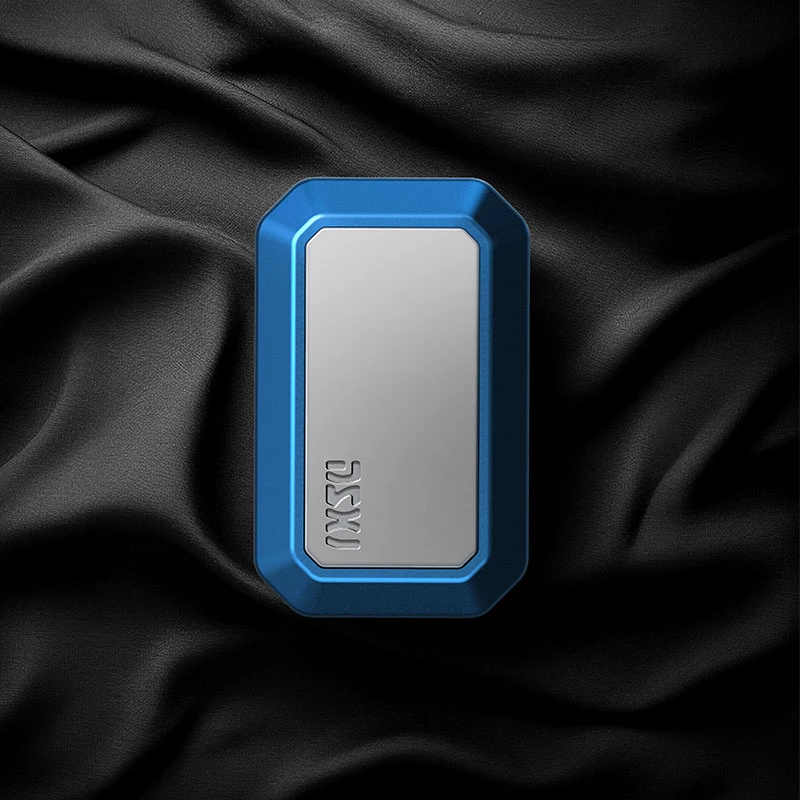 Dsxj edc tijolo quadrado de oito lados ilimitado metal mecânico forte magnético ponta do dedo empurrar cartão brinquedo de descompressão