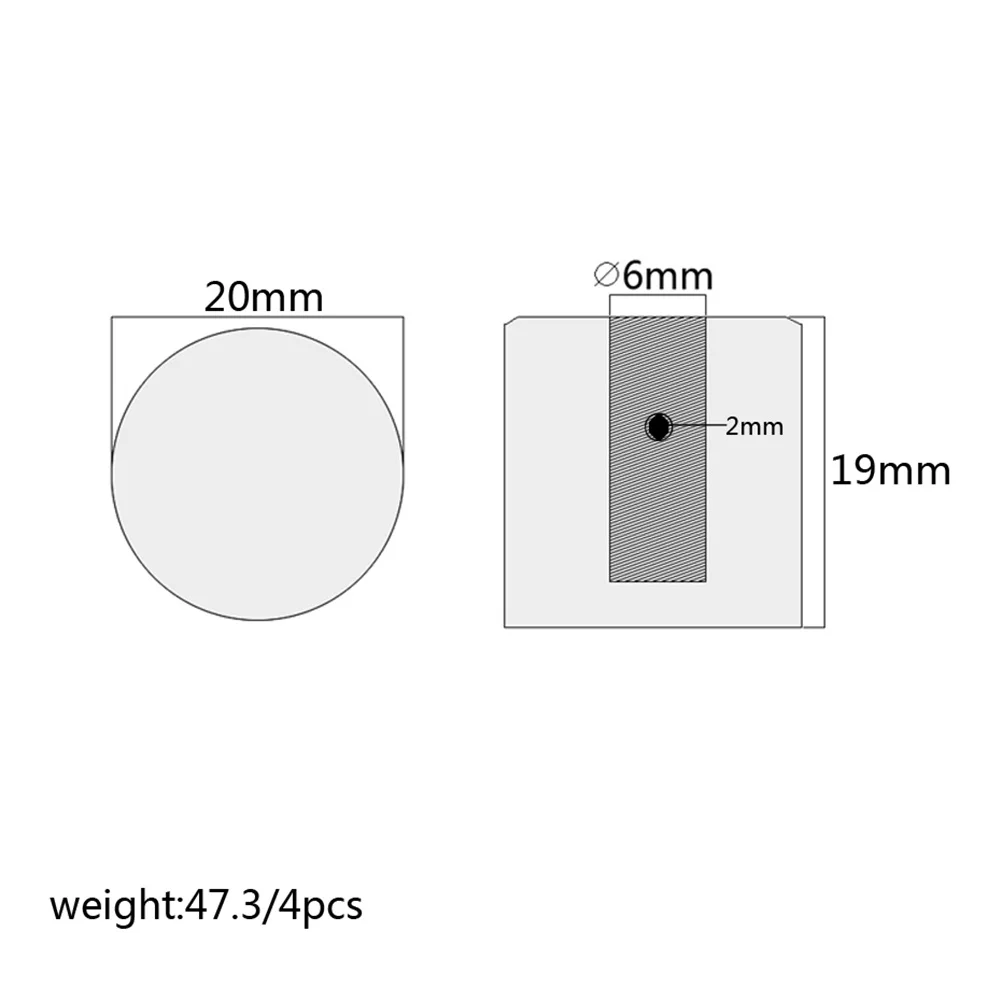 

4 Pcs Aluminum Alloy Electric Bass Guitar Volume Tone Control Knobs Flat Knobs Guitar Parts Accessories GD139C (Black)