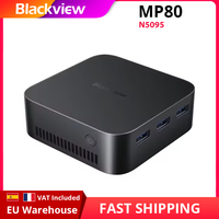 Blackview MP80 MiniPC Intel N5095 Mini Computer 16GB RAM LPDDR5 1TB M.2 SSD Mini Desktop Computers Micro PC 2.4/5G WiFi