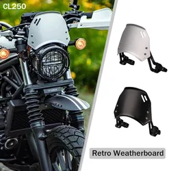 New Fit CL250 Motorcycle Accessories Wind Deflector Retro Windscreen Windshield Universal For HONDA CL250 250CL CL 250