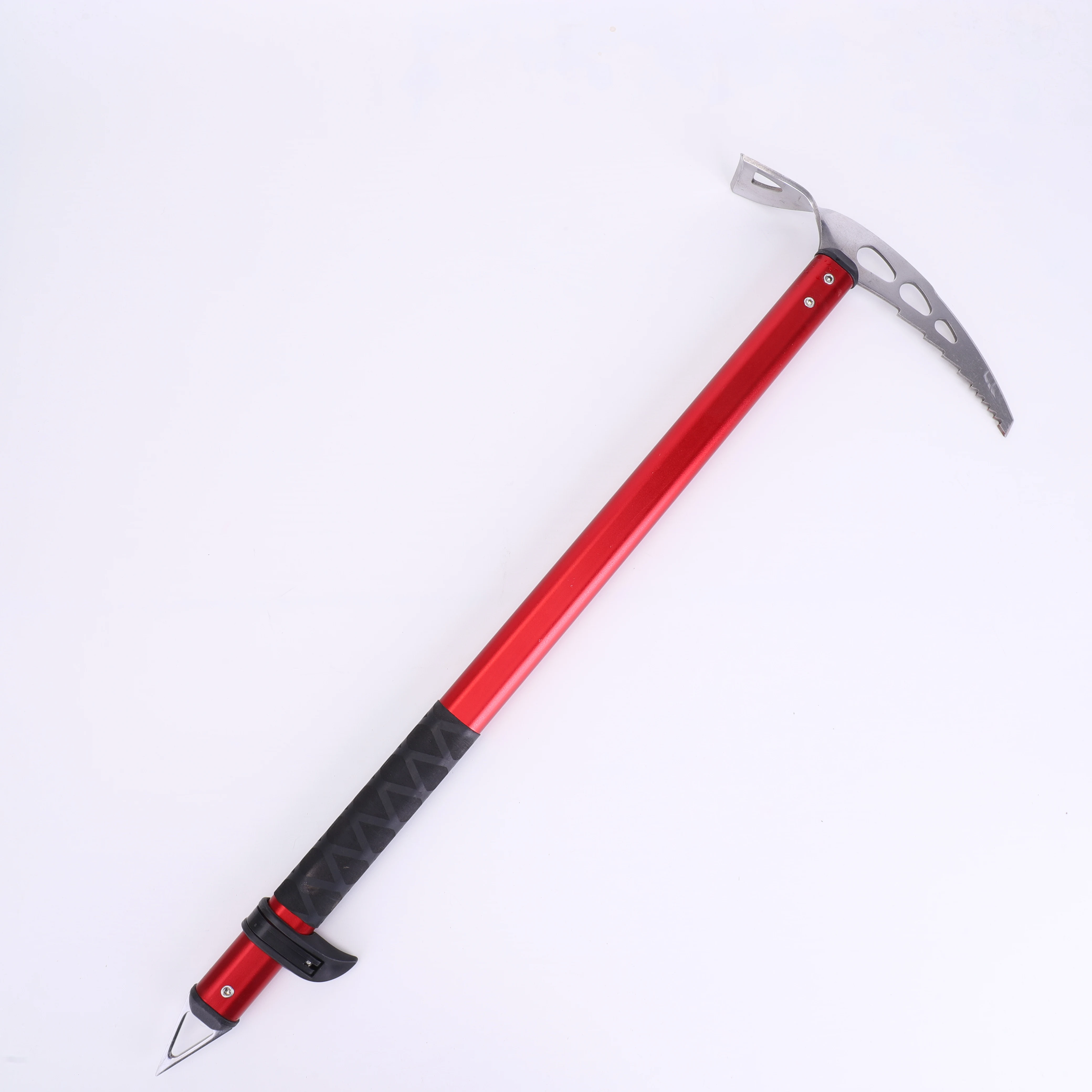 Customized Stainless Steel & Aluminum Ice Pick Axe For Snow Mountain Climbing For Camping & Hiking 2