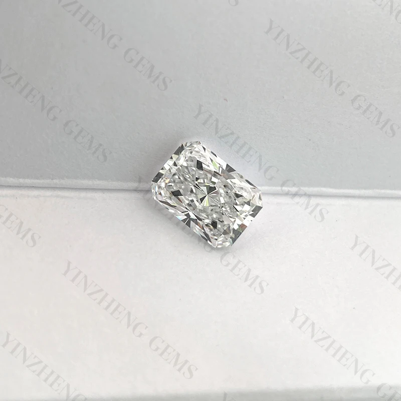 YinZheng Lab Grown Diamond  CVD Radiant Cut 1.05-1.28ct D Color VVS1 EX EX Lab Diamond with IGI Certificate Gemstones