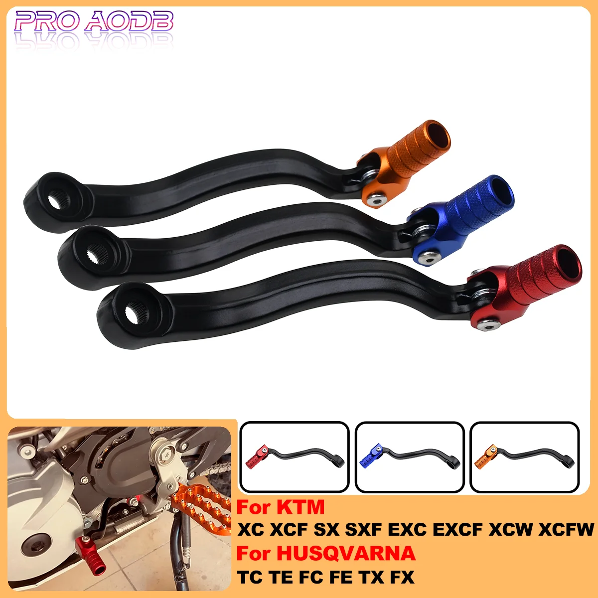 

Motorcycl CNC Gear Shift Lever For KTM SXF XCF EXCF XCFW SX EXC FC FE FX 250 350 450 500 2003-2016 Endurance dirt bike Universal