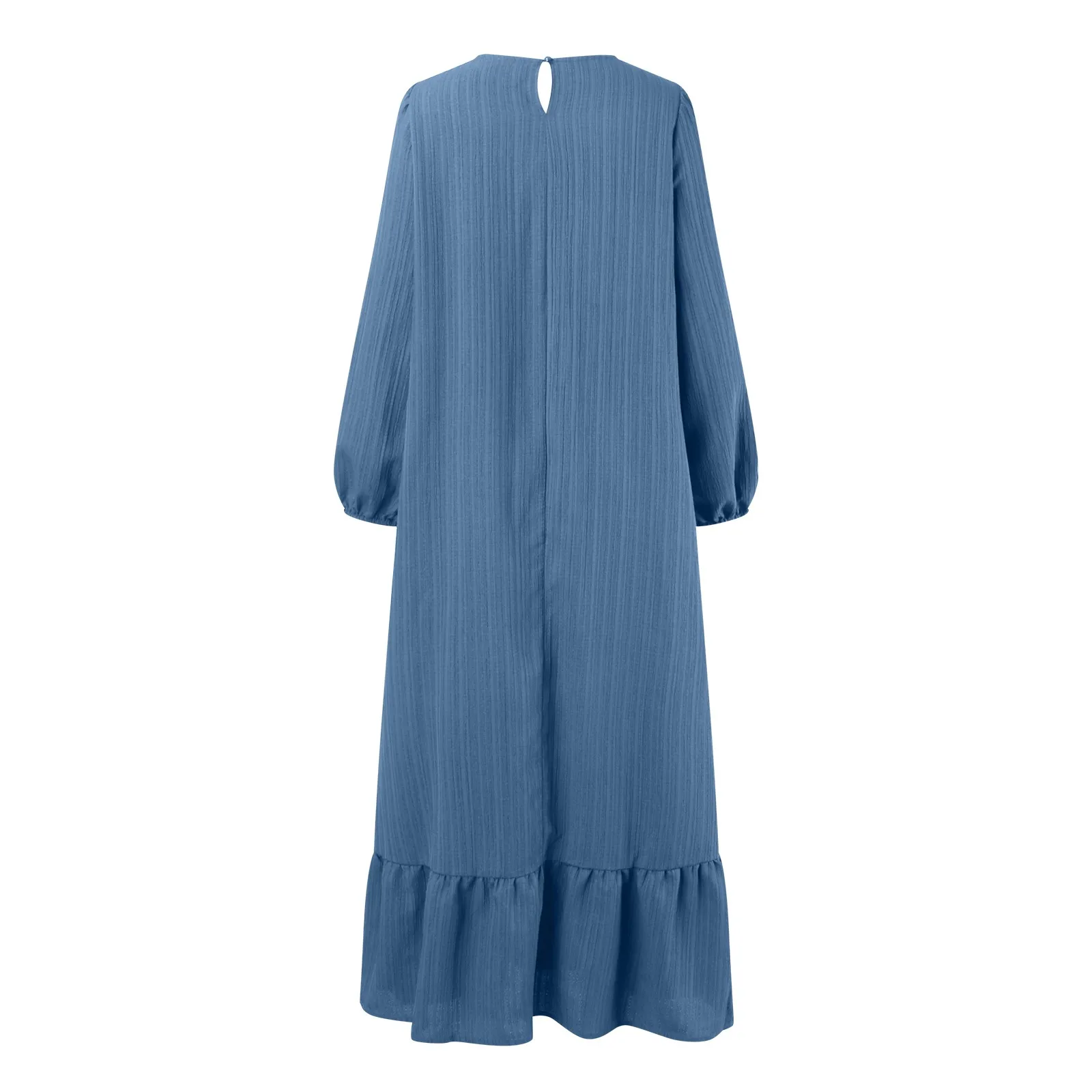 Modest Womens Elegant Dress Abaya Long Sleeve Muslim Dress Prayer Clothes Casual Kaftan Robes Dubai Saudi Arabia Kebaya Robe