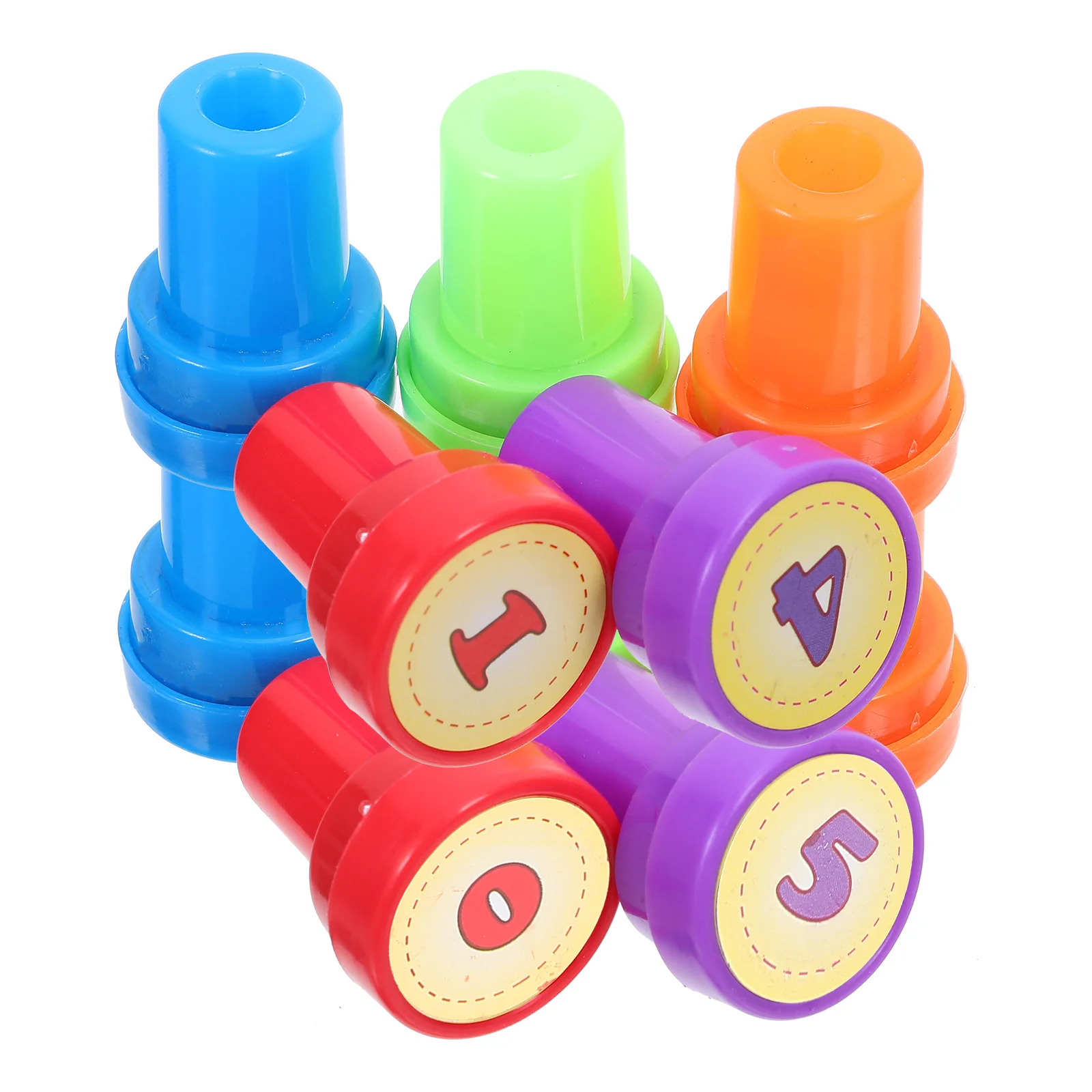 10pcs Number Stampers for Learning Children Number Stamps Kids Party Favor Number Themed Stampers Cute Diy Stampers