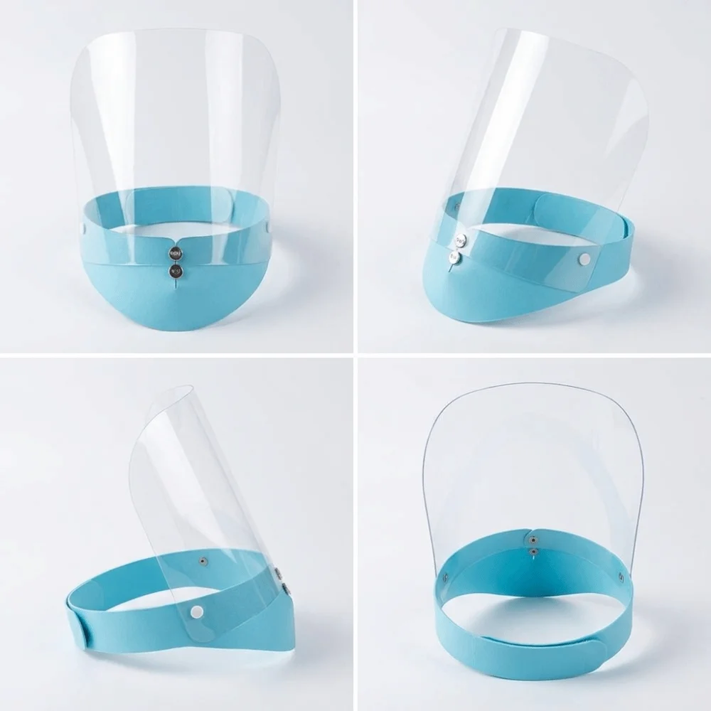 Ultra-Transparent Lens Full Face Cooking Shield Smooth Surface Easy To Wipe Clean Kitchen Protective Visor Obstructed Vision