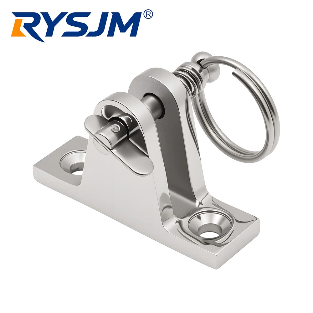 

1/2/4PCS Stainless Steel Boat Top Deck Hinge Mount Quick Release Marine Hardware Durable Boat Deck Hinge Boat Accessories