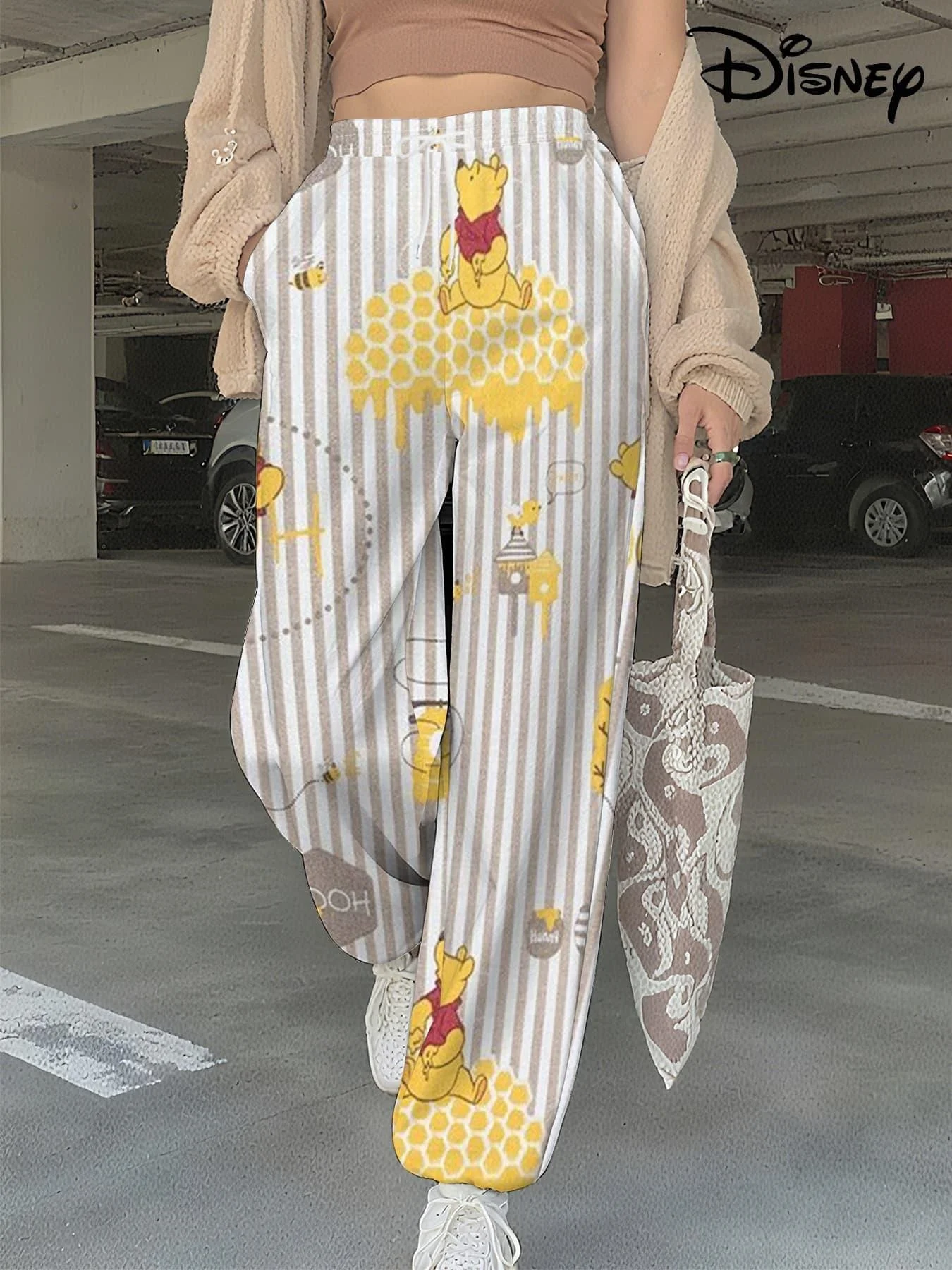 ديزني الرسوم المتحركة الكرتون الحلو كول العصرية المرأة المتفجرة الشارع الربيع والخريف نمط الكاحل السراويل المتضخم المرأة الكبار #5