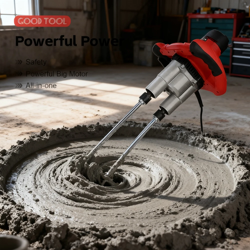 

Электрический бетономешалка 220 В/110 В, 2500 Вт, инструмент для штукатурки, шпаклевка, порошковая краска, смеситель для покрытия, машина для штукатурки с двойной головкой