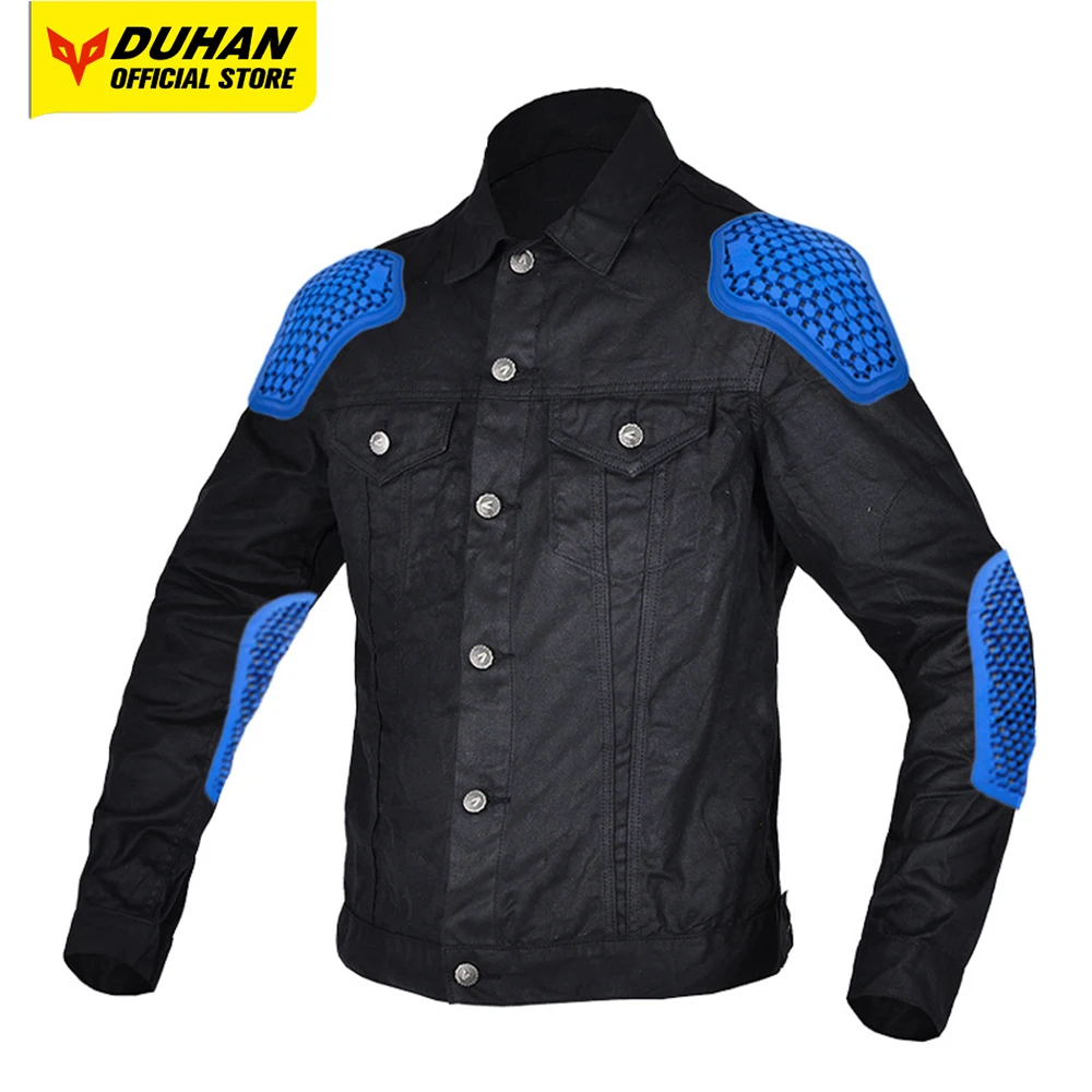 

Retro Motorcycle Jacket Four Season Retro Motocross Jacket Anti Fall Motorbike Jacket Windproof Riding Equipment Men