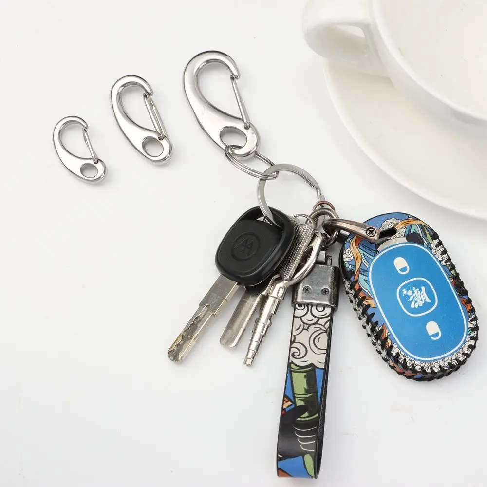 

304 Stainless Steel Swivel Lobster Dog Chain Hook Key Ring Trigger Buckles Shoulder Strap Buckle Belt Clasp Clip