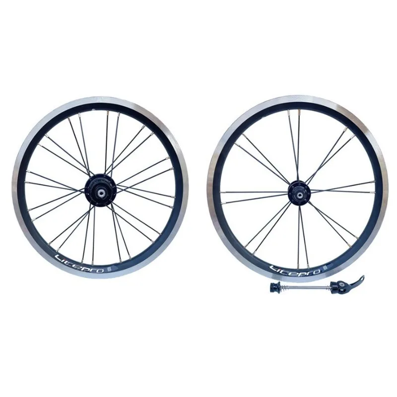 

16 inch folding car variable speed wheel set/four peilin quick dismantling 305 wheel set/applicable 8/9/10/11 speed