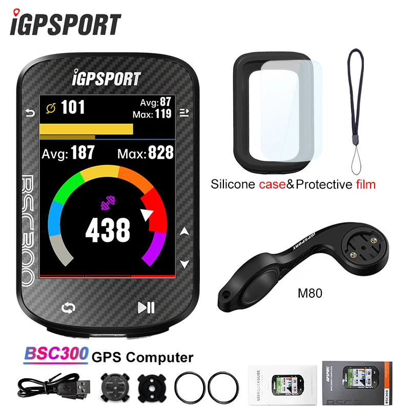iGPSPORT コンピュータ BSC300 地図ナビゲーションバイク GPS