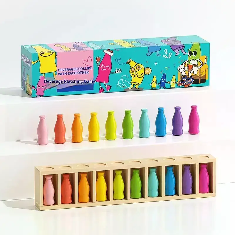 ของเล่นจับคู่สีสำหรับเด็กปฐมวัย ฝึกความจำ เกมกระดานแบบอินเทอร์แอคทีฟ ปริศนา ของเล่นสำหรับงานปาร์ตี้คริสต์มาส ฮาโลวีน ของขวัญ