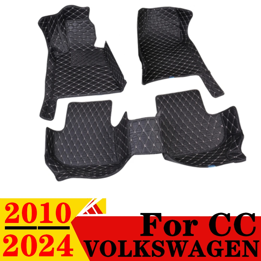 

Автомобильные коврики для Volkswagen VW CC 2024 2023 2022 2021 20 2019-2010, подходят для передних и задних напольных ковриков