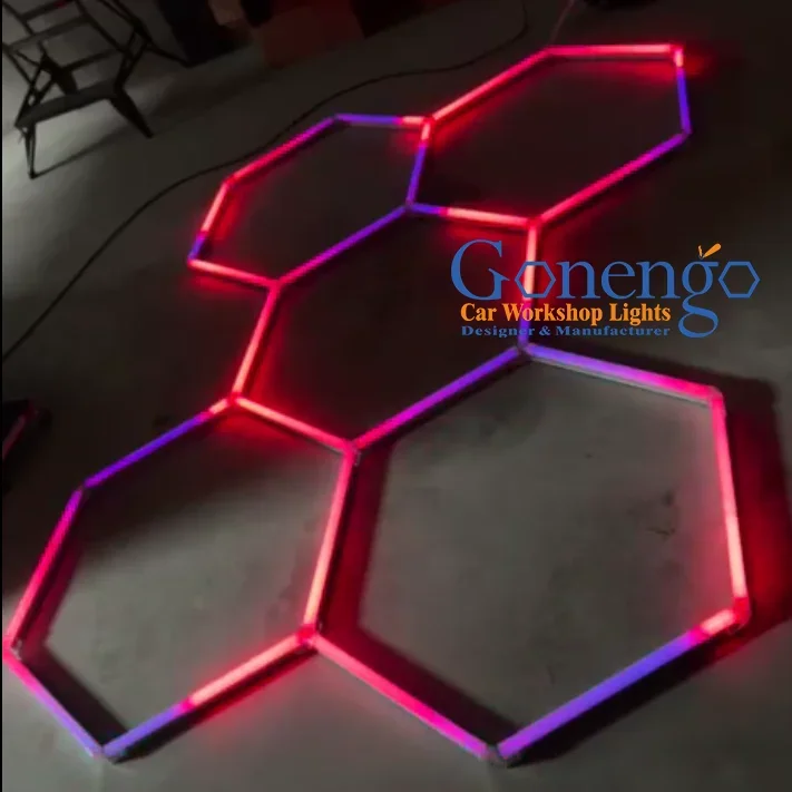 

New Product Remote Control Rgb Hexagon Led Light For Home Ceiling