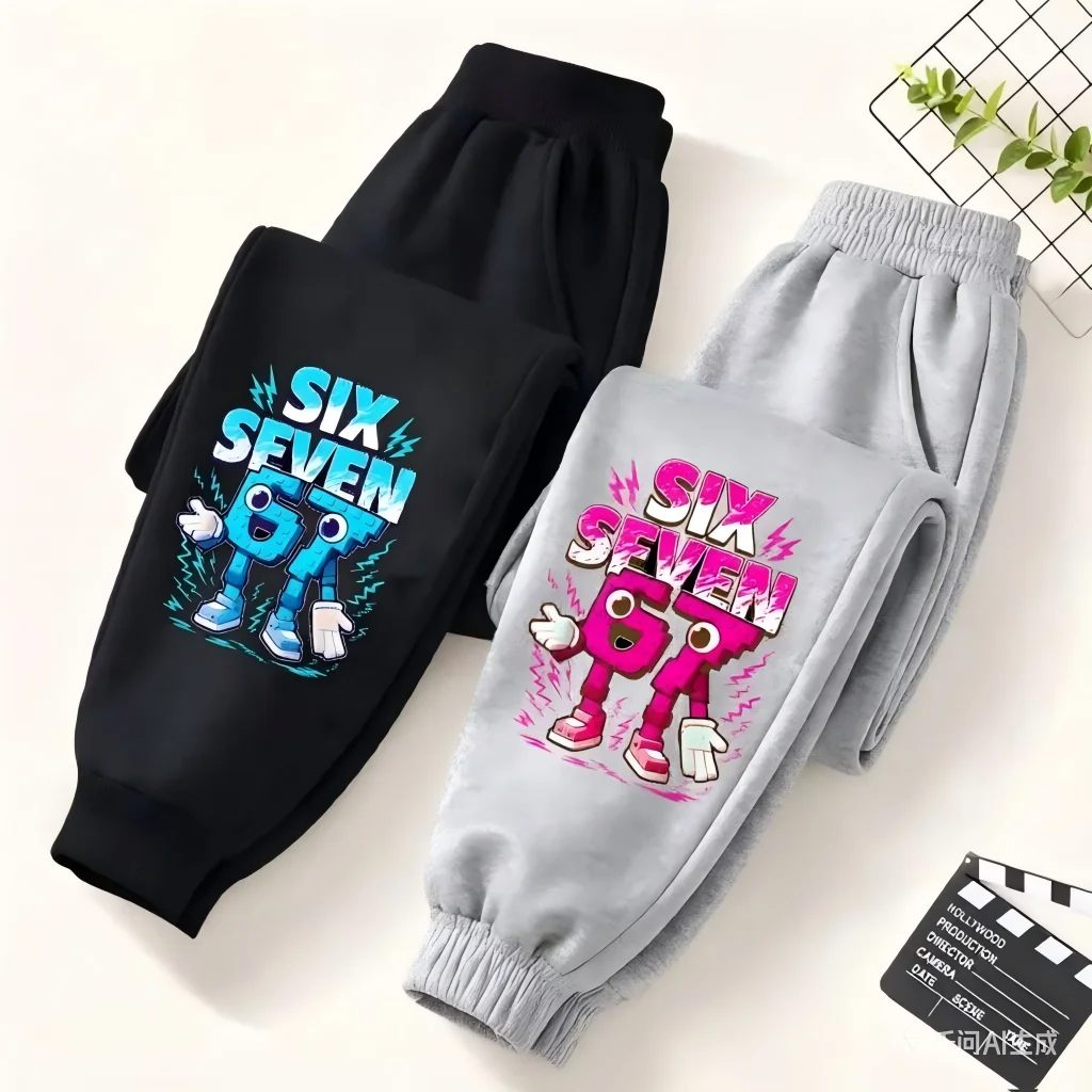 Kinderhosen, Unisex-Sporthosen, italienischer Stil, Größe 67, für den Frühling – Detail 1