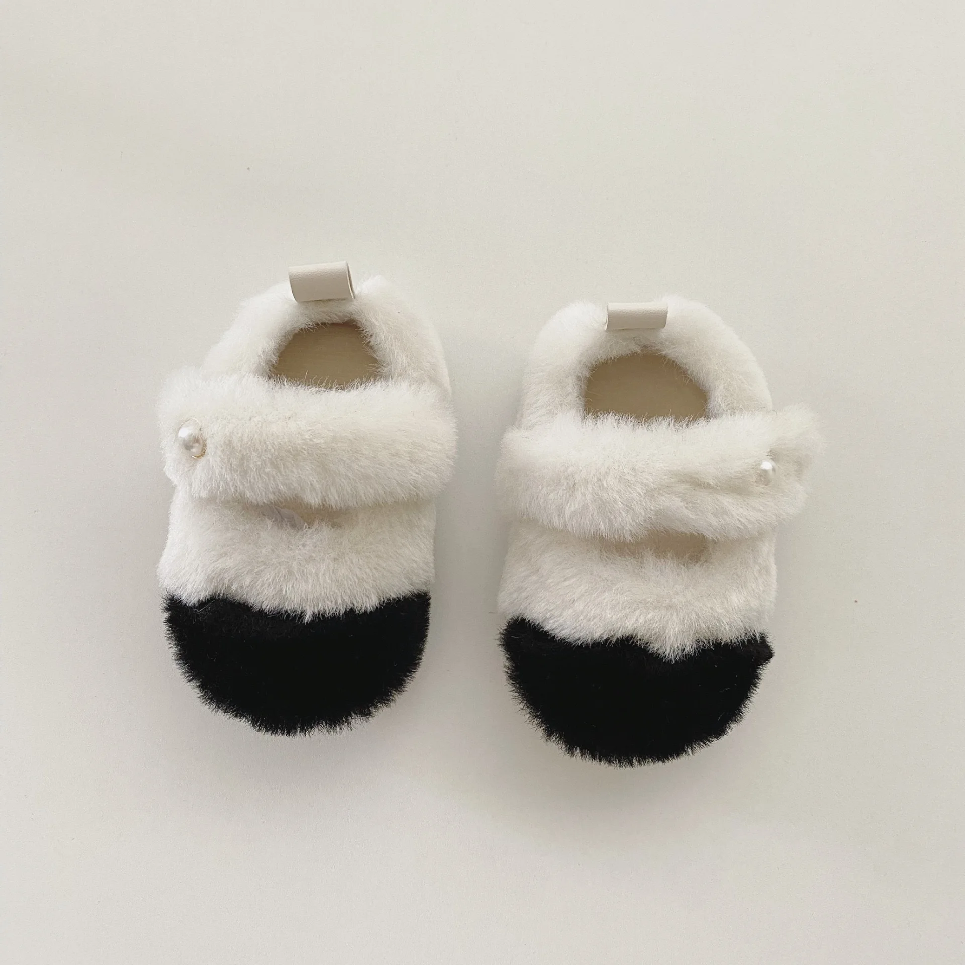 Mode Baby Schuhe Herbst Winter Plüsch Neugeborene Mädchen Wanderschuhe Weichen Boden Warme Rutschfeste Kinder Jungen Erste Wanderer Schuhe 0-1Y