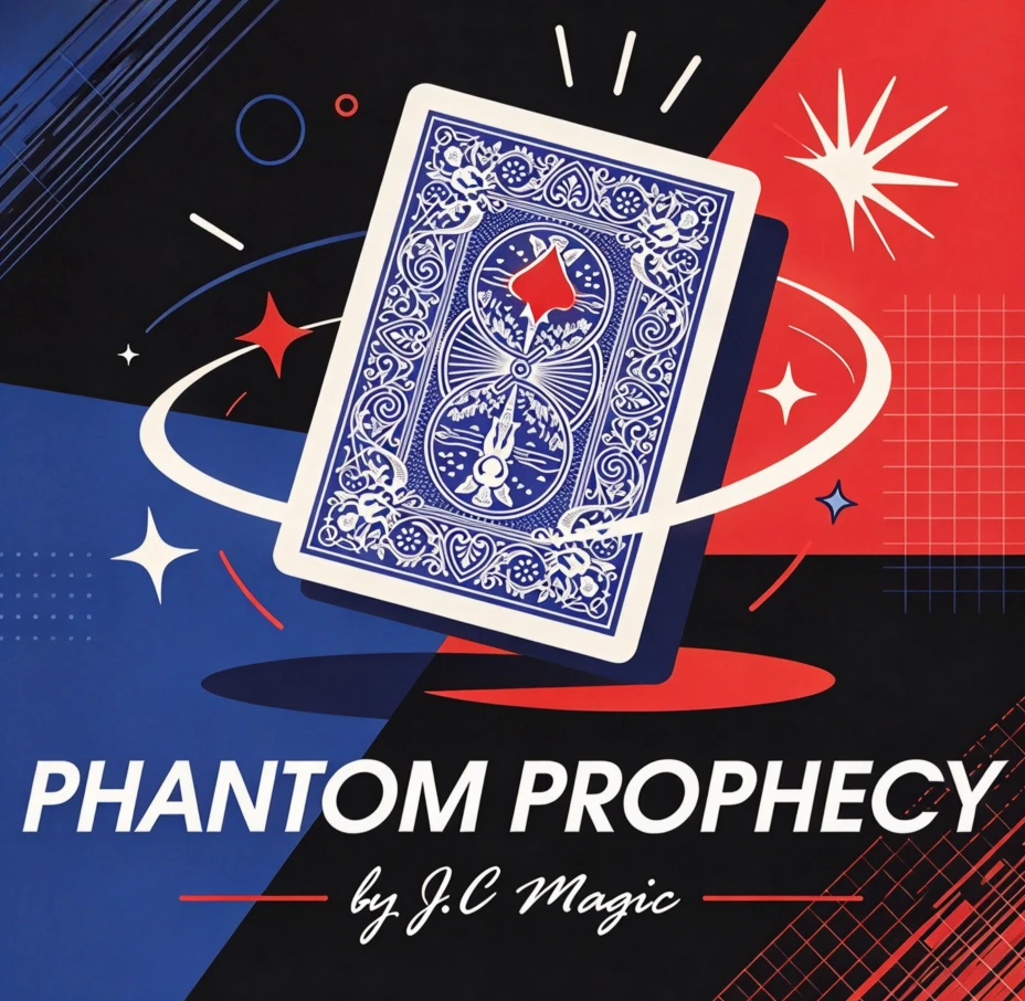 Phantom Prophecy Magic Trick Selected Card Revelation Visual Card Change Telepathic Card Finding No Cover Close Up Magic Props