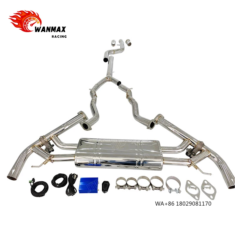 

304 Stainless Steel Catback Muffler Exhaust System for 2019-2022 X5 G05 B58 3.0T Exhaust