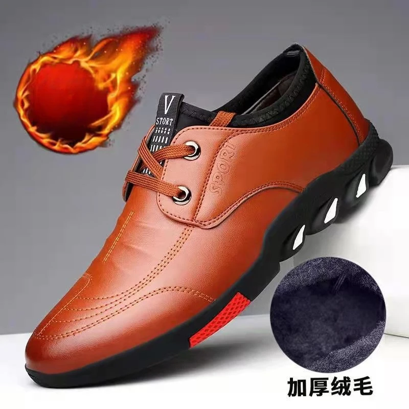 الرجال أحذية من الجلد عادية الربيع الرجال أحذية رياضية مريحة الانزلاق على أحذية عمل الذكور لينة عدم الانزلاق المتسكعون شقة Zapatos De Hombre