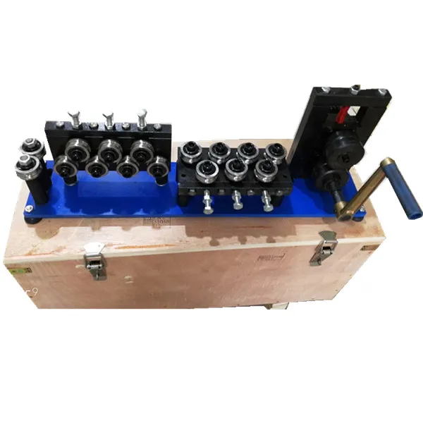 gsw 2-4mm,4-7 mm rebar rotary wire straightening machine with  handle shake tractor pull straightener metal machinery steel