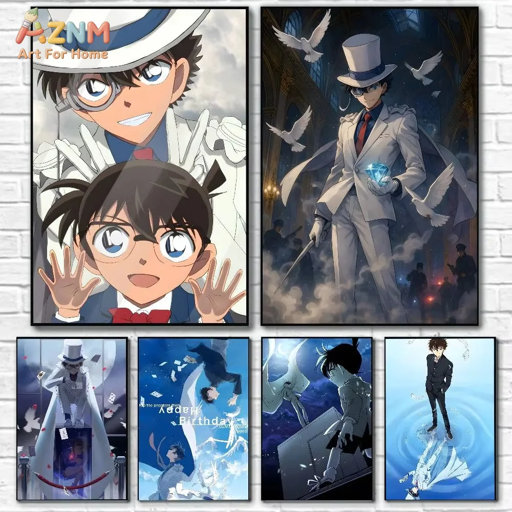 1 Stück, rahmenlose Leinwandgemälde KT-Detective Conan J-Jason d Poster Leinwandgemälde Poster mit Drucken für Zuhause, Schlafzimmer, Wohnzimmer