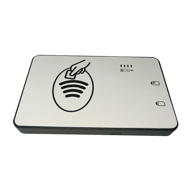 13.5 ميجا هرتز IC NFC RFID CPU ثنائي الواجهة البطاقة الذكية بلوتوث قارئ البطاقات الذكية الكاتب