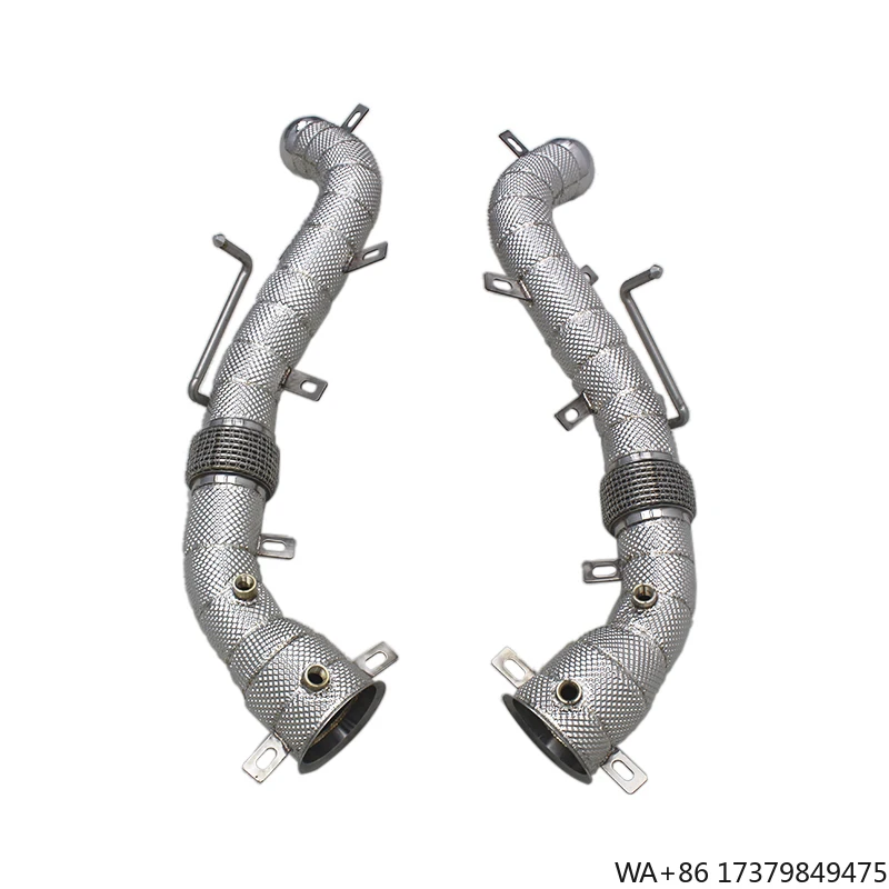 

Custom Header Catted Downpipe for Mclaren MP4-12C 2012-2014 Sport Car Parts Stainless Steel Pipe With Catalyst Exhaust System